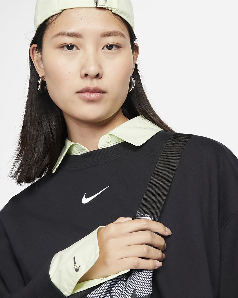 NIKE公式】ナイキ スポーツウェア フェニックス フリース ウィメンズ オーバーオーバーサイズド クルーネック スウェットシャツ.オンラインストア  (通販サイト)